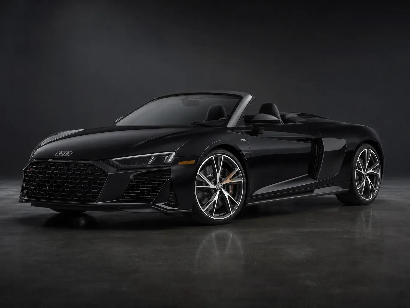 Audi R8 Spyder in Black