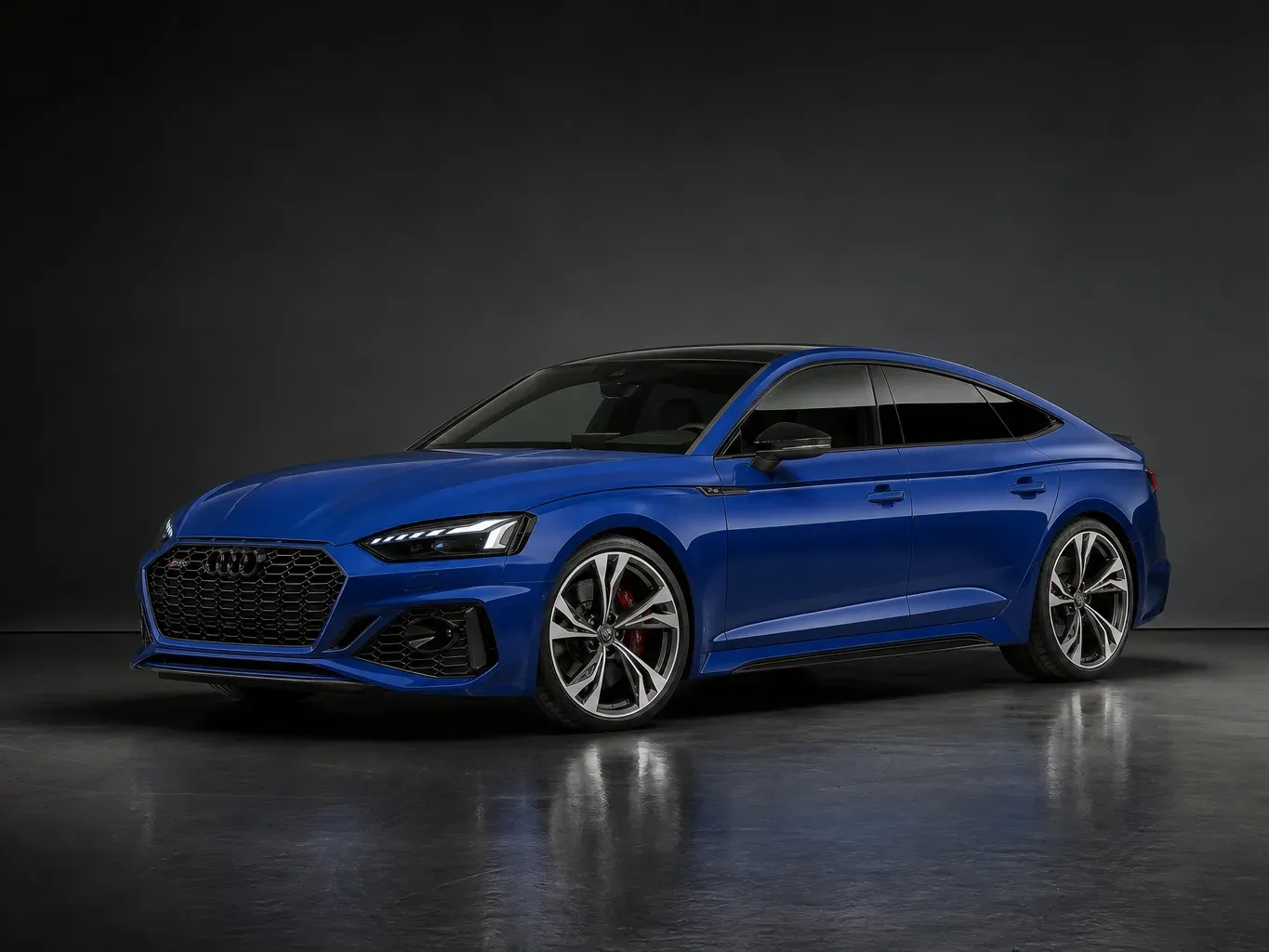 Audi RS5 in Blue