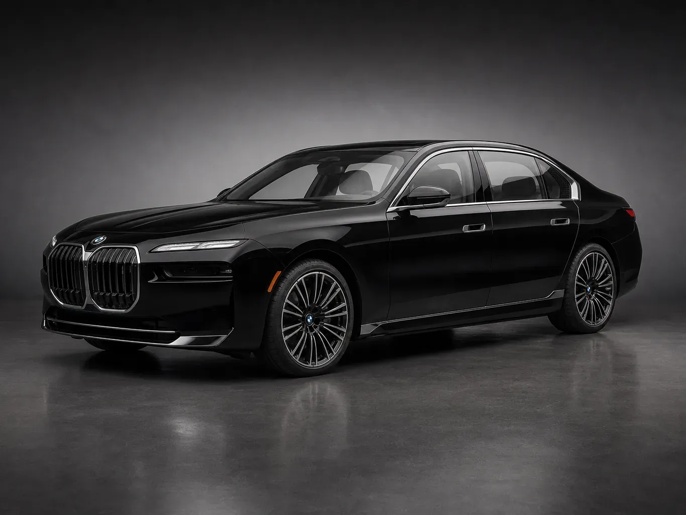 BMW 735i in Black