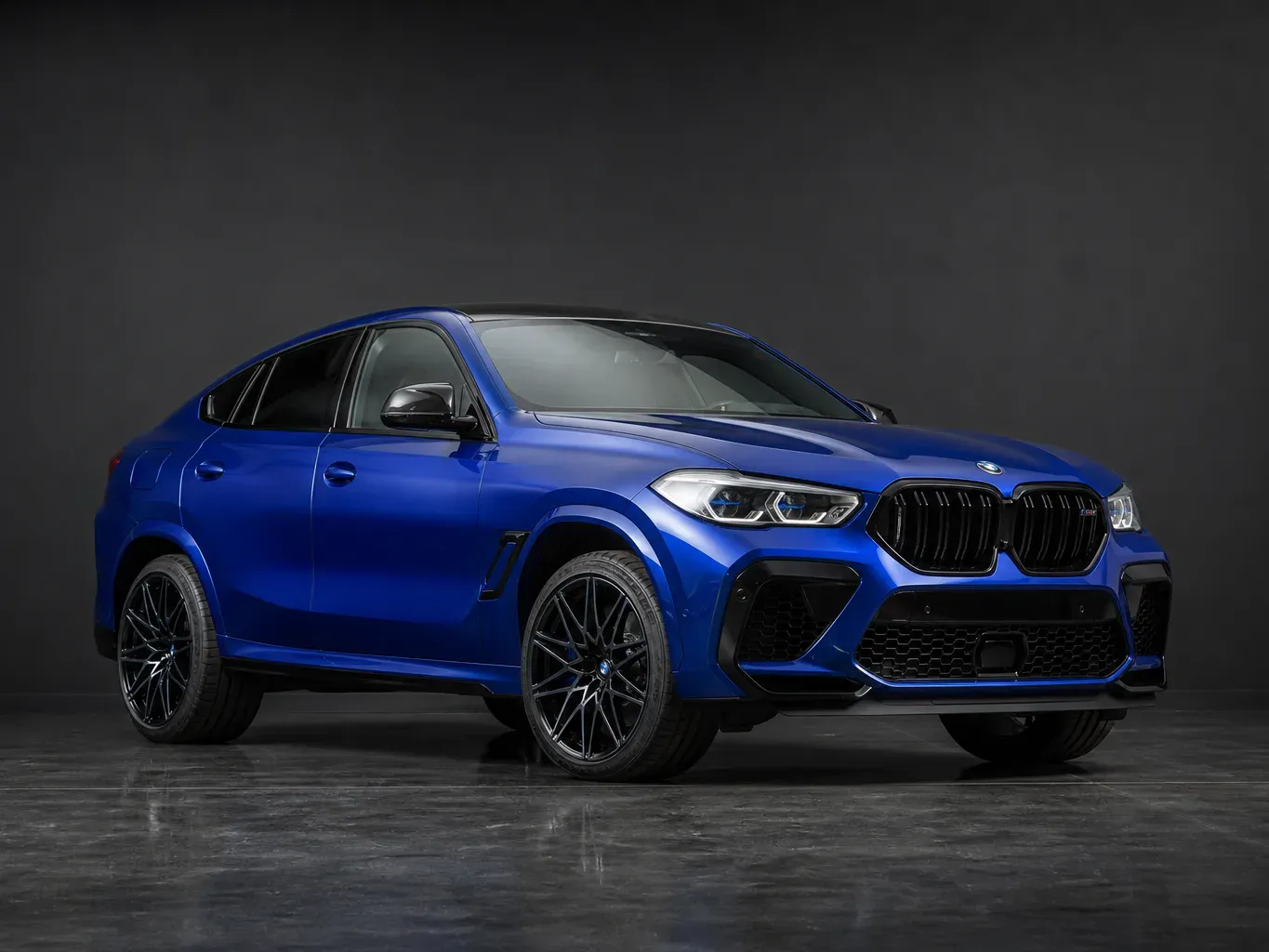 BMW X6 M Competition Blue in Blue