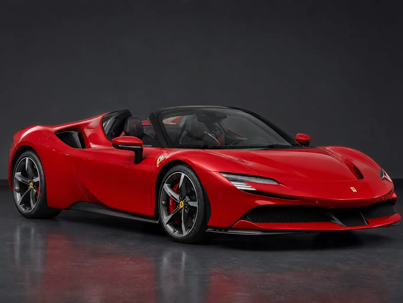 Ferrari SF90 Spyder in Red