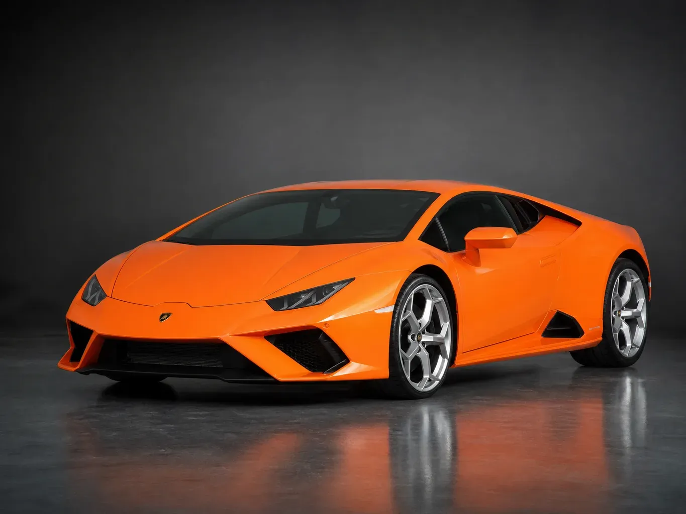 Lamborghini Huracan Evo Coupe in Orange