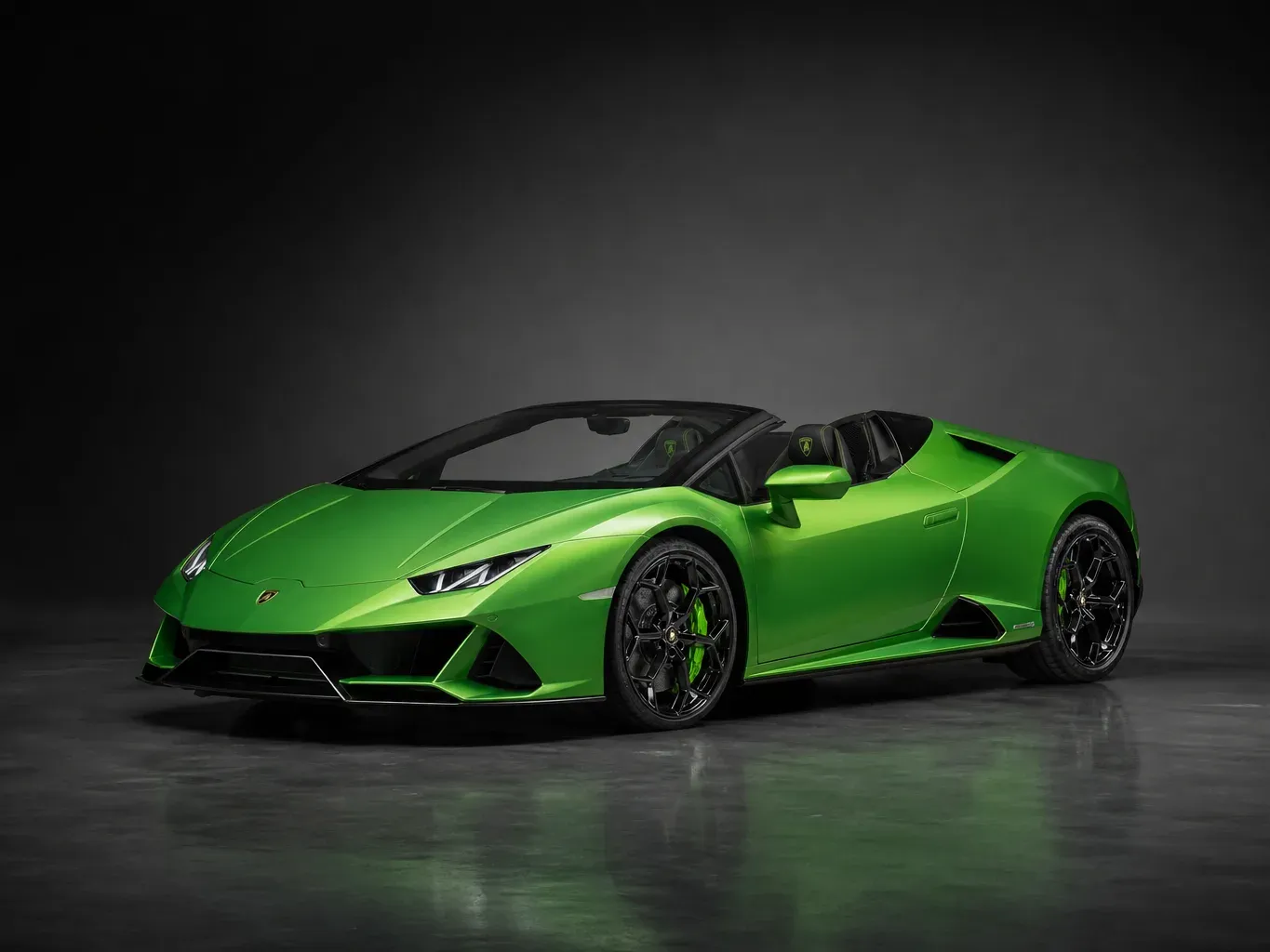 Lamborghini Huracan EVO Spyder Green in Green