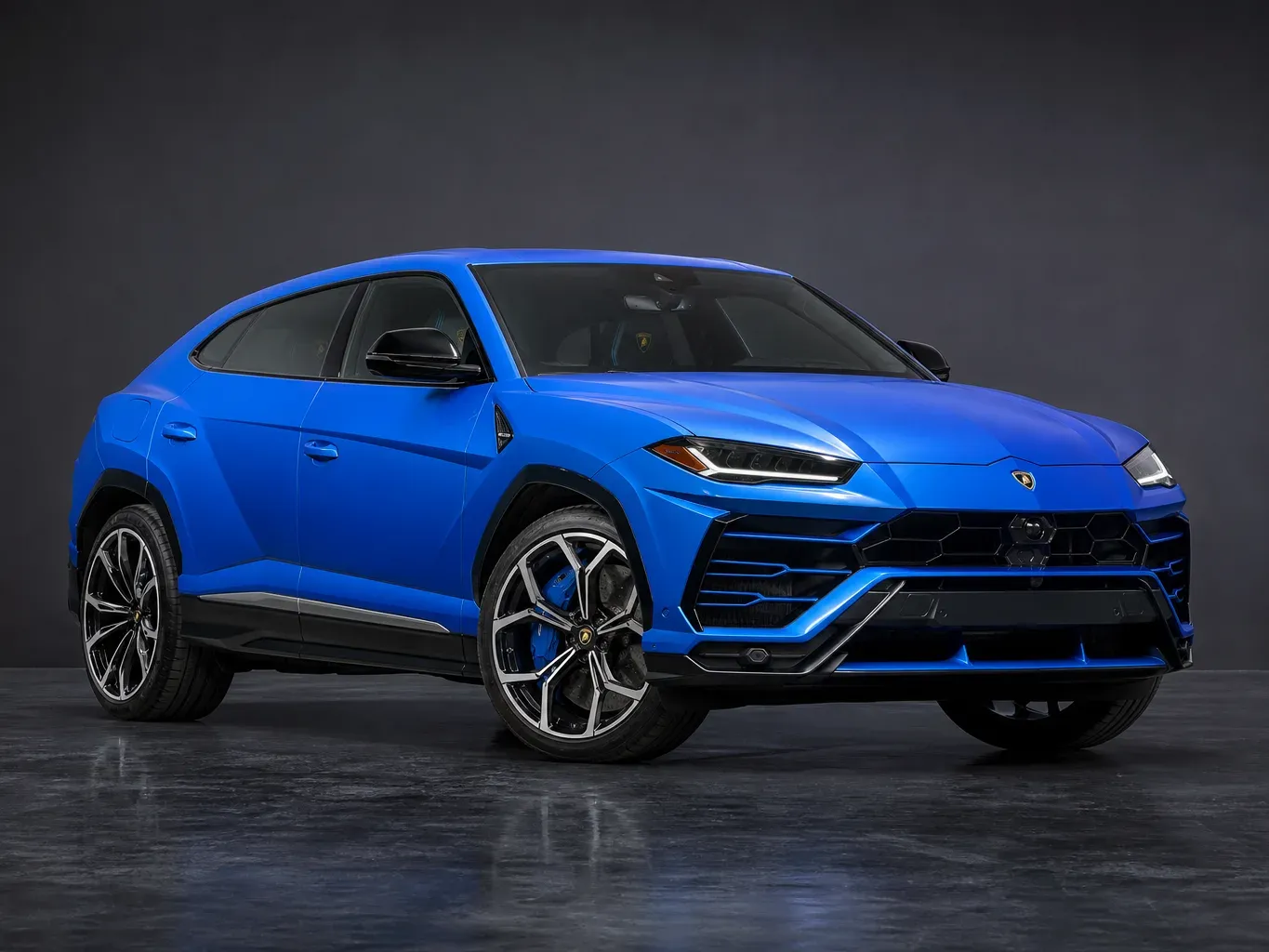 Lamborghini Urus Blue in Blue