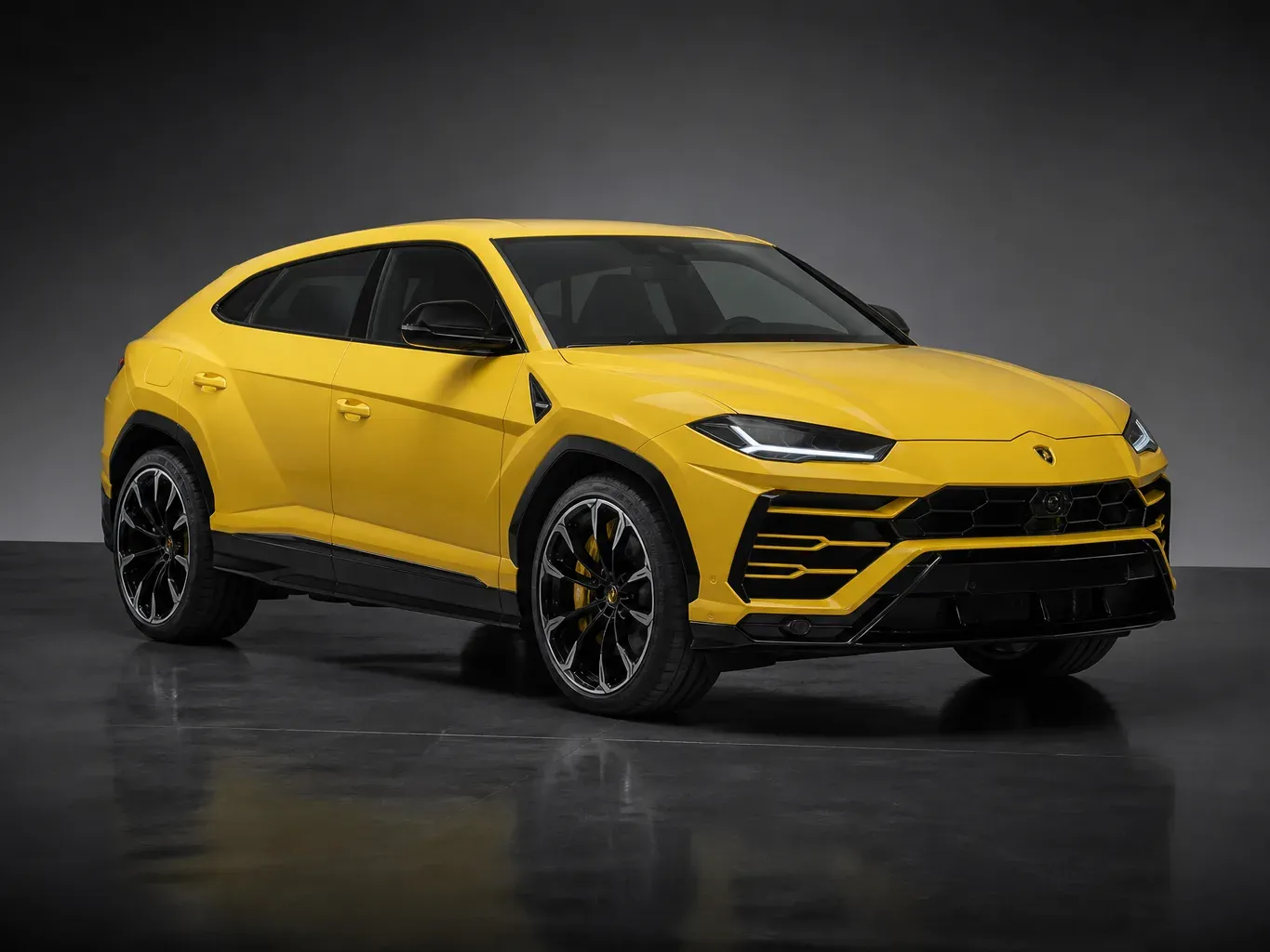 Lamborghini Urus Yellow in Yellow