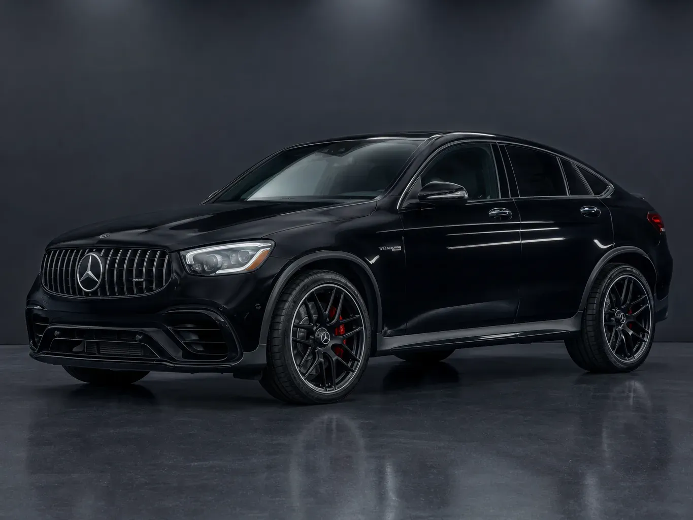 Mercedes-Benz AMG GLC 63S Coupe Black in Black
