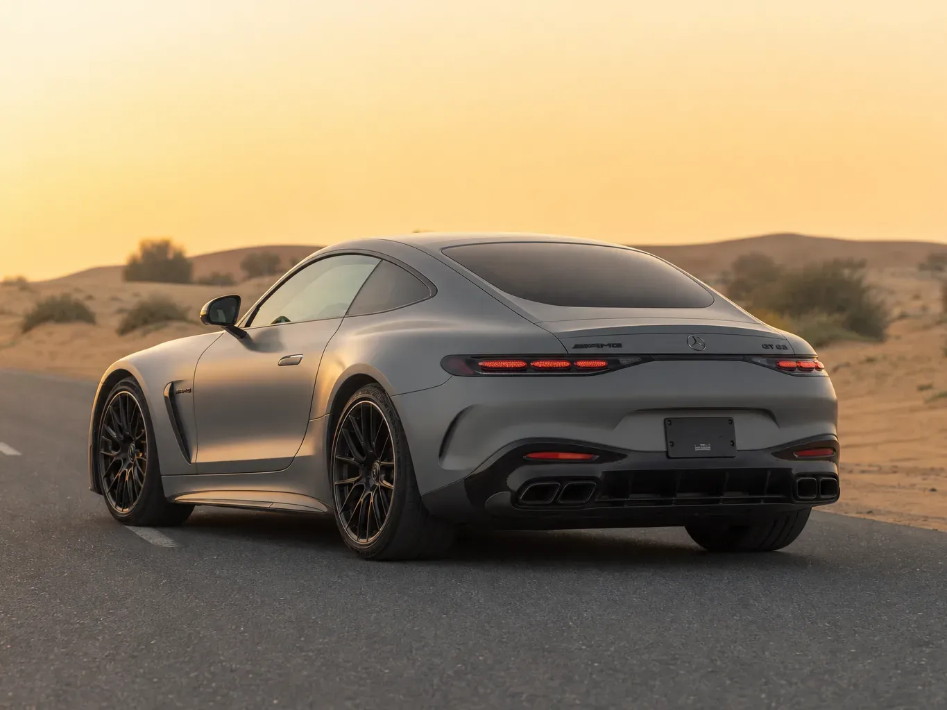 Mercedes-Benz AMG GT63 Coupe rear three-quarter view