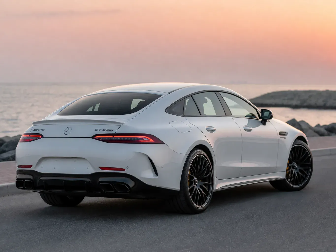 Mercedes-Benz AMG GT63 S rear three-quarter view