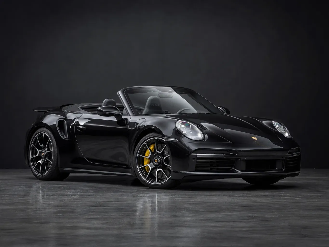Porsche 911 Turbo S in Black
