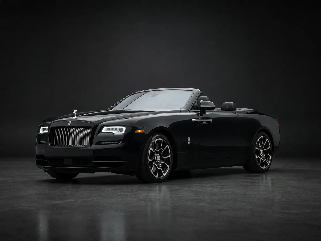 Rolls-Royce Dawn Black in Black